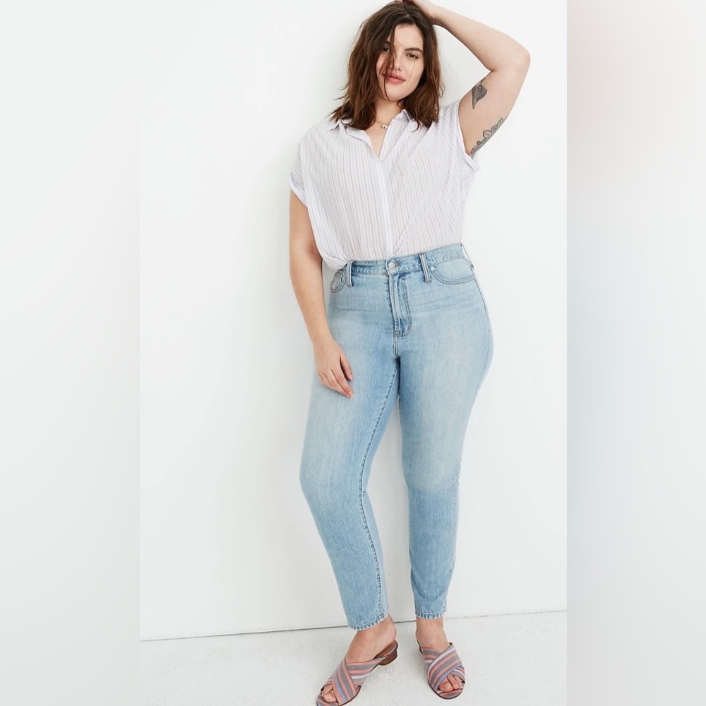 Madewell Curvy Perfect Vintage. Fitzgerald Wash. size 32.